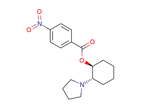 4-nitro-benzoic acid-(<i>trans</i>-2-pyrrolidino-cyclohexyl ester)