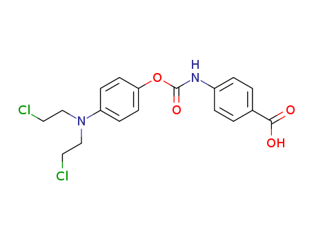 Benzoic acid,4-[[[4-[bis(2-chloroethyl)amino]phenoxy]carbonyl]amino]- cas  148-78-7