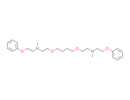 Molecular Structure of 58929-62-7 (Methyl-[2-(4-{2-[methyl-(2-phenoxy-ethyl)-amino]-ethoxy}-butoxy)-ethyl]-(2-phenoxy-ethyl)-amine)