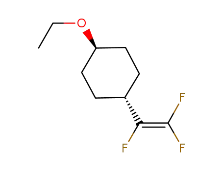 Molecular Structure of 174771-58-5 (Cyclohexane, 1-ethoxy-4-(trifluoroethenyl)-, trans- (9CI))