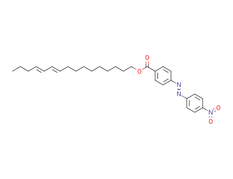 Hexadecadien-(10t,12t)-yl-<sup>(1)</sup>-4'-nitro-azobenzol-carbonsaeure-<sup>(4)</sup>-ester
