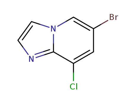 Molecular Structure of 474708-88-8 (6-bromo-8-chloroimidazo[1,2-a]pyridine)
