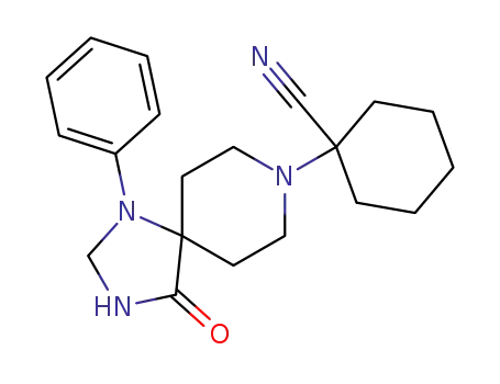 1-(4-オキソ-1-フェニル-1,3,8-トリアザスピロ[4.5]デカ-8-イル)シクロヘキサンカルボニトリル