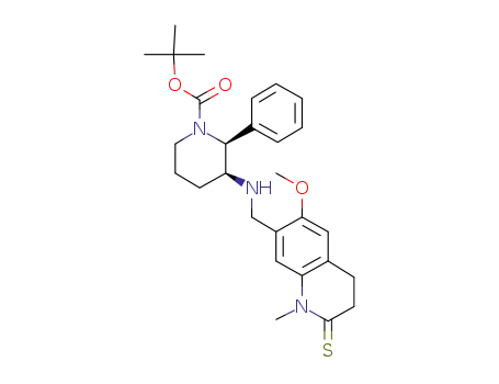 (2S,3S)-1-tert-butoxycarbonyl-3-[(6-methoxy-1-methyl-2-thioxo-1,2,3,4-tetrahydroquinolin-7-yl)methyl]amino-2-phenylpiperidine