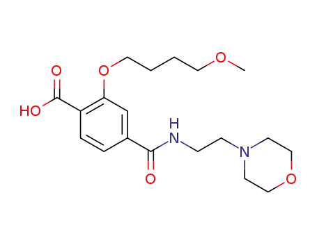 Benzoic acid,
2-(4-methoxybutoxy)-4-[[[2-(4-morpholinyl)ethyl]amino]carbonyl]-