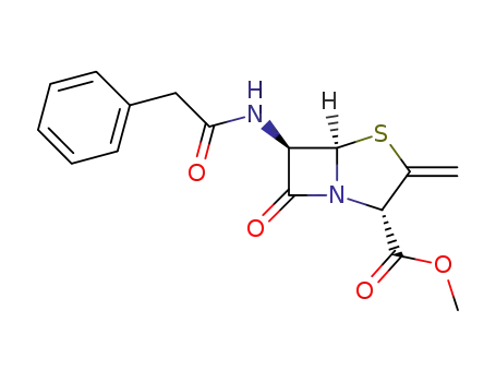 3-methylene-7-oxo-6-phenylacetylamino-4-thia-1-aza-bicyclo[3.2.0]heptane-2-carboxylic acid methyl ester