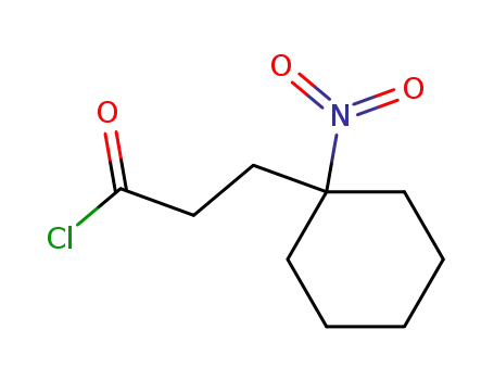 1-Nitrocyclohexanepropanoyl chloride