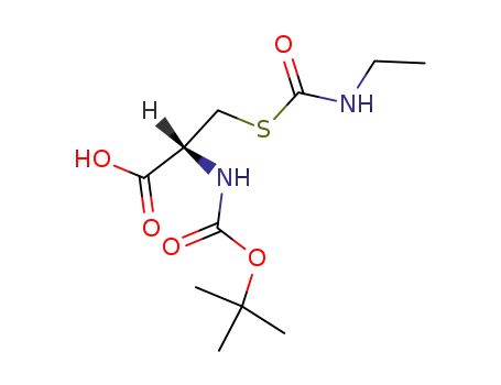 L-Cysteine, N-[(1,1-dimethylethoxy)carbonyl]-, ethylcarbamate (ester)