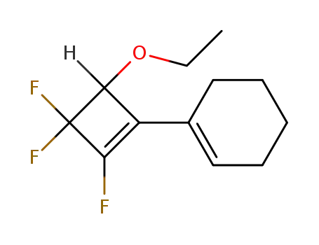 2,3,3-Trifluor-4-ethoxy-1-<cyclohexen-(1)-yl>-cyclobuten-(1)