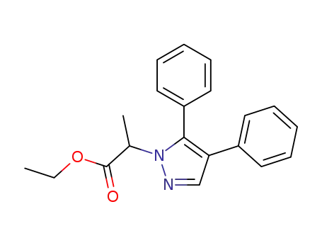ethyl 4,5-diphenyl-α-methyl-1H-pyrazole-1-acetate