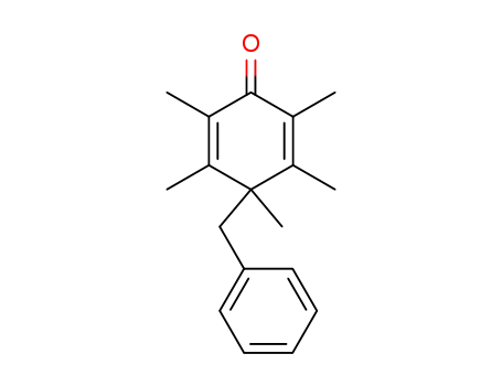 4-Benzyl-2,3,4,5,6-pentamethylcyclohexa-2,5-dien-1-on