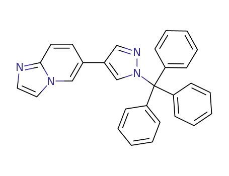 6-(1-trityl-1H-4-pyrazolyl)imidazo[1,2-a]pyridine