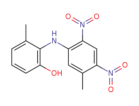 2-(5-methyl-2,4-dinitro-anilino)-3-methyl-phenol