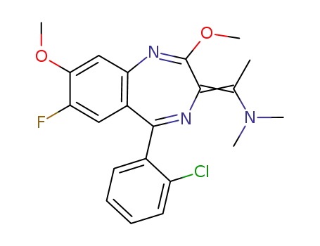 C<sub>21</sub>H<sub>21</sub>ClFN<sub>3</sub>O<sub>2</sub>