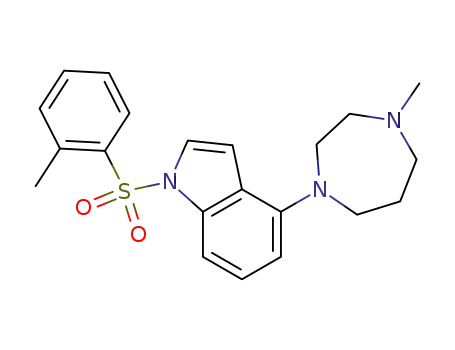 4-(4-Methyl-1-homopiperazinyl)-1-(2-methylbenzenesulfonyl)-1H-indole