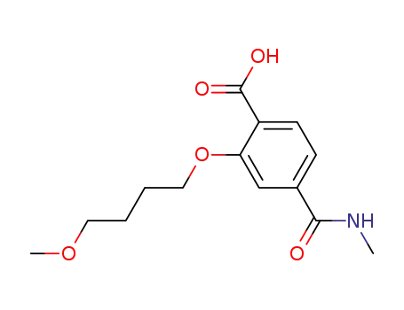 Benzoic acid, 2-(4-methoxybutoxy)-4-[(methylamino)carbonyl]-