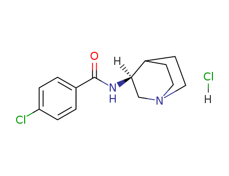 Benzamide,N-(3R)-1-azabicyclo[2.2.2]oct-3-yl-4-chloro-, hydrochloride (1:1)