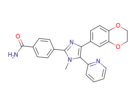 Benzamide,
4-[4-(2,3-dihydro-1,4-benzodioxin-6-yl)-1-methyl-5-(2-pyridinyl)-1H-imid
azol-2-yl]-