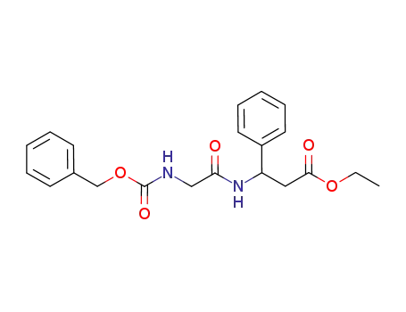 ethyl rac-3-(2-benzyloxycarbonylamino-acetylamino)-3-phenyl-propionate