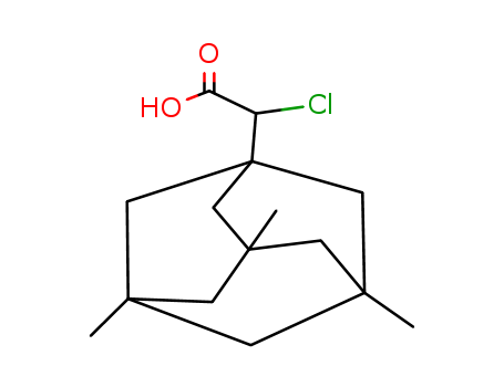 Tricyclo[3.3.1.13,7]decane-1-aceticacid, a-chloro-3,5,7-trimethyl- cas  16668-45-4