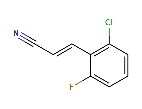 2-Propenenitrile, 3-(2-chloro-6-fluorophenyl)-, (E)-