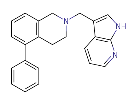 3-(5-phenyl-1,2,3,4-tetrahydroisoquinolin-2-yl)methyl-1H-pyrrolo[2,3-b]pyridine