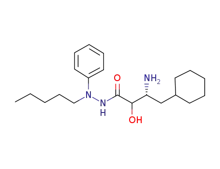 (2RS,3R)-3-amino-4-cyclohexyl-2-hydroxy-N'-pentyl-N'-phenylbutanohydrazide