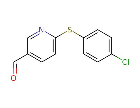 6-[(4-CHLOROPHENYL)SULFANYL]NICOTINALDEHYDE