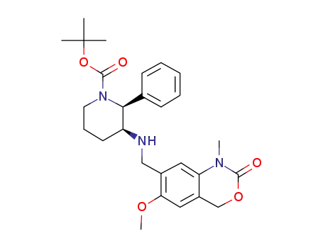 (2S,3S)-1-tert-butoxycarbonyl-3-[(6-methoxy-1-methyl-2-oxo-4H-3,1-benzoxazin-7-yl)methyl]amino-2-phenylpiperidine