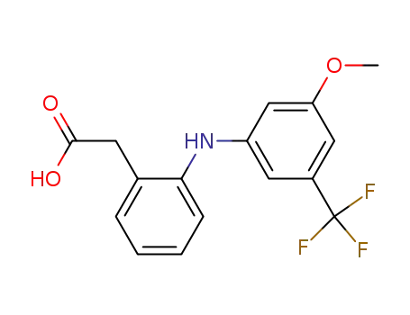 Benzeneacetic acid, 2-[[3-methoxy-5-(trifluoromethyl)phenyl]amino]-