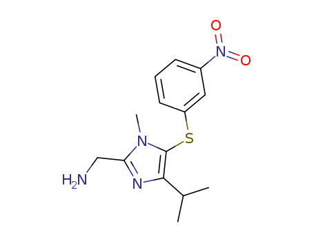 2-AMINOMETHYL-4-ISOPROPYL-1-METHYL-5-(3-NITROPHENYLTHIO)-1H-IMIDAZOLE