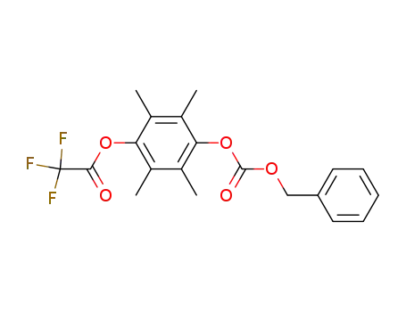 O-Trifluoracetyl-O'benzyloxycarbonyl-tetramethyl-hydrochinon