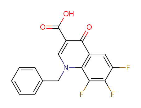 3-Quinolinecarboxylic acid,
6,7,8-trifluoro-1,4-dihydro-4-oxo-1-(phenylmethyl)-