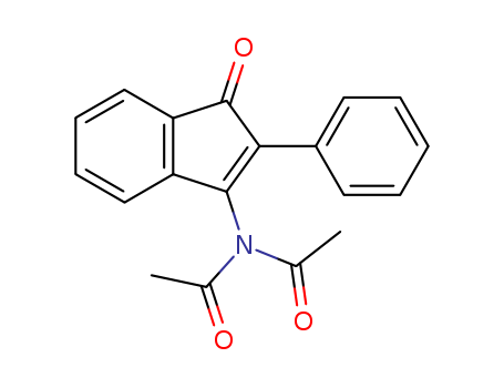 Acetamide,N-acetyl-N-(1-oxo-2-phenyl-1H-inden-3-yl)- cas  3014-48-0