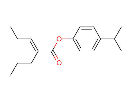 (E)-2-Propyl-2-pentensaeure-(p-isopropylphenyl)ester