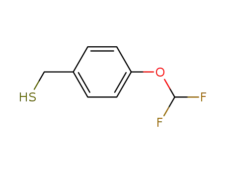 Molecular Structure of 41772-08-1 (4-(Difluoromethoxy)-benzenemethanethiol)