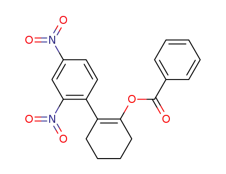 1-<2.4-Dinitro-phenyl>-2-benzoyloxy-cyclohexen