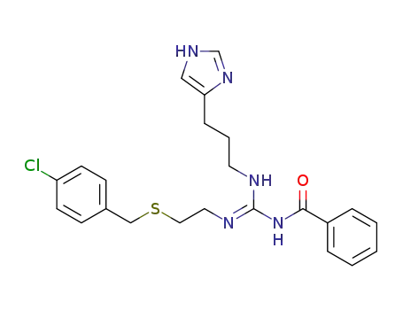 N-benzoyl-N'-[3-(imidazol-4-yl)propyl]-N-[2-(p-chlorobenzylthio) ethyl]-guanidine