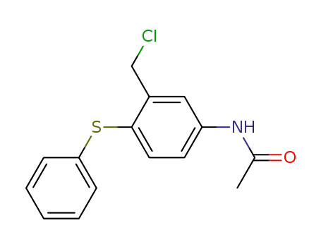Acetamide, N-[3-(chloromethyl)-4-(phenylthio)phenyl]-