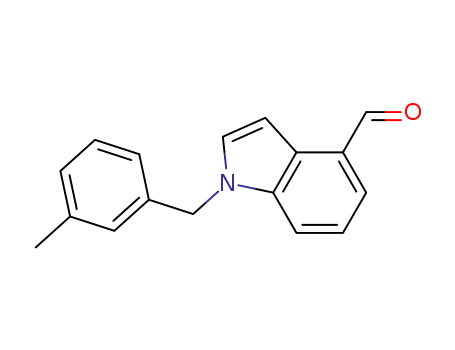 1-[(3-METHYLPHENYL)METHYL]-1H-INDOLE-4-CARBOXALDEHYDE