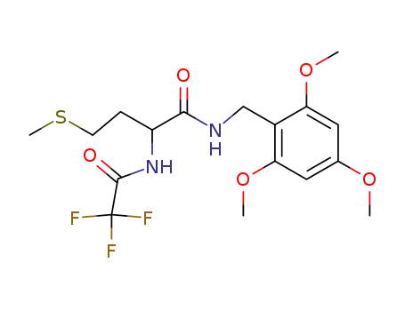 N-Trifluoracetyl-DL-methionin-(2,4,6-Trimethoxy-benzylamid)