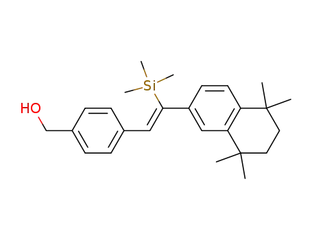 (Z)-4-[2-(5,5,8,8-tetramethyl-5,6,7,8-tetrahydronaphthalen-2-yl)-2-(trimethylsilyl)vinyl]benzyl alcohol