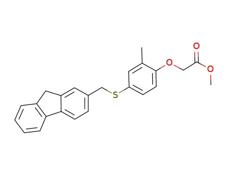[4-(9H-fluoren-2-ylmethylsulfanyl)-2-methyl-phenoxy]-acetic acid methyl ester