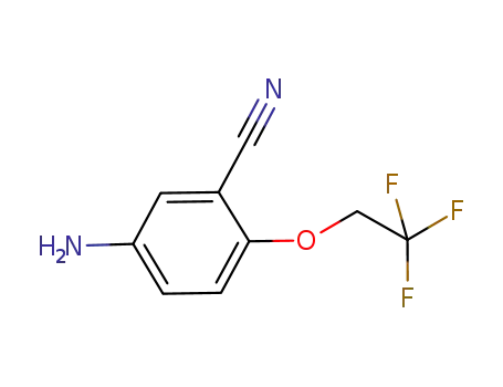 5-amino-2-(2,2,2-trifluoroethoxy)benzonitrile