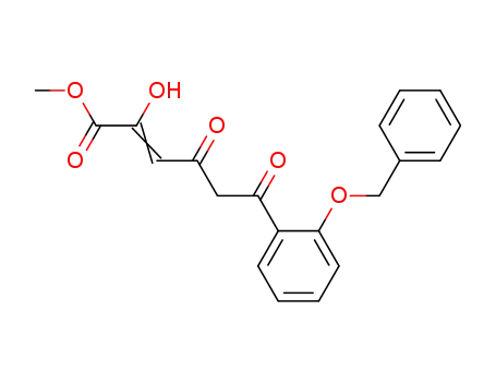 6-(2-Benzyloxy-phenyl)-2-hydroxy-4,6,-dioxo-hex-2-enoic Acid Methyl Ester