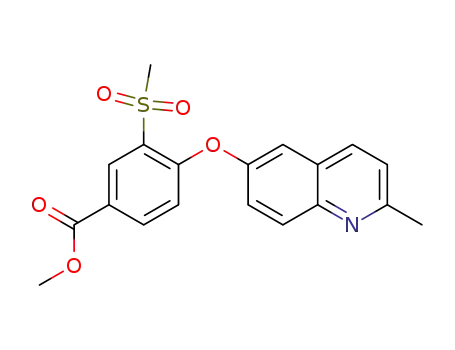 methyl 4-(6-quinaldinyloxy)-3-methylsulfonyl-benzoate