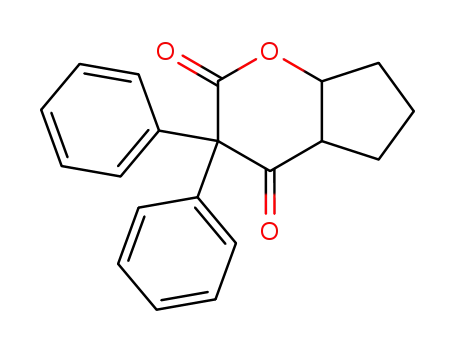 3,3-diphenyl-tetrahydro-cyclopenta[<i>b</i>]pyran-2,4-dione