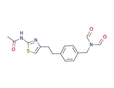 Acetamide, N-[4-[2-[4-[(diformylamino)methyl]phenyl]ethyl]-2-thiazolyl]-