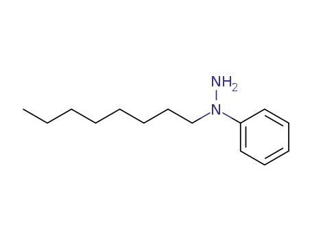 Molecular Structure of 79786-62-2 (Hydrazine, 1-octyl-1-phenyl-)