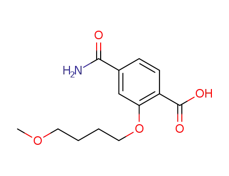 Benzoic acid, 4-(aminocarbonyl)-2-(4-methoxybutoxy)-